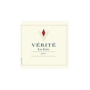  2003 Verite La Joie 750ml Grocery & Gourmet Food