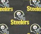 MEDICAL SCRUB TOP MADE W PITTSBURGH STEELERS NFL FABRIC