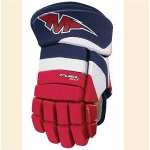  Mission Fuel 60 Jr. Hockey Gloves Black,Red,White   10 