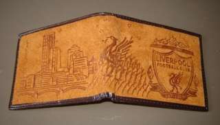 Rare Handmade Liverpool F.C.100% Cowhide Leather Wallet Gift ( Free 