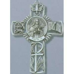 Therese Pewter Wall Cross 
