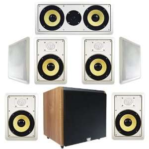   System w/Maple 600W 10 HD Powered Home Subwoofer (7.1) Electronics