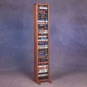  Wood Shed 108 4 VHS 40 VHS Storage Rack Finish Dark 