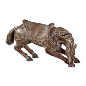  Uttermost 19367 Bowing Horse Decorative Items in Heavily 