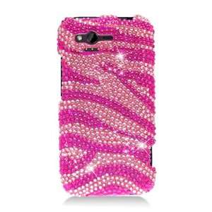  For Htc Rhyme/bliss Full Cs Diamond Case Hot Pink Zebra 
