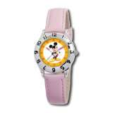   pink leather strap watch $ 29 99 disney kids d029s503 tinker bell time