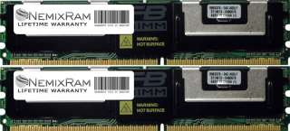 4GB 2X2GB PC2 5300 667Mhz 240pin DDR2 Fully Buffered HP Dell Sun IBM 