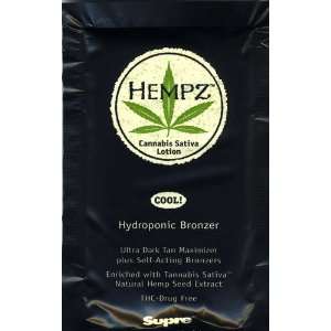 TAN Lotion, HEMPZ , COOL , Hydroponic Bronzer, , 1 , Packet, of 