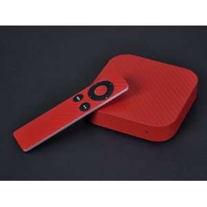  iTV, Apple TV, Carbon Decal Skin Sticker, Red