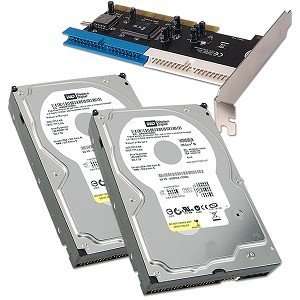  250GB) Western Digital Hard Drive Kit with PCI RAID Card Electronics
