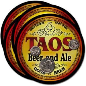  Taos, MO Beer & Ale Coasters   4pk 