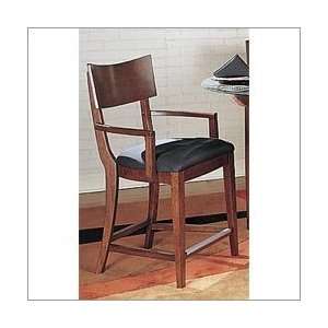  Set of 4 Bay Heights Barstool In Deep Brown Finish by 