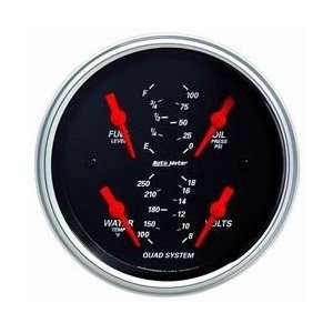  Auto Meter 1410 5IN D/B QUAD GAUGE Automotive