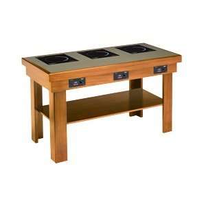   75522 Induction Buffet Table with 3 Ranges 120V
