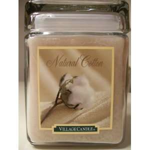  Village Candles Natural Cotton Scented Candle Large 38oz 