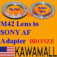 M42 lens to SONY ADAPTER for Alpha Minolta Dynax Mount  
