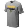 Nike MLB Dri Fit Graphic T Shirt   Mens   Pirates   Grey / Gold