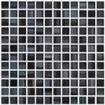 Black/Gray Square Glass Mosaic Tiles   Bathroom  