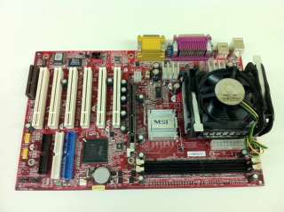 MSI 845E Max Motherboard P4 2.4Ghz/512/400  