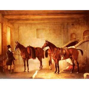 FRAMED oil paintings   John Ferneley, Snr   24 x 18 inches   Sir John 