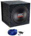 MTX Terminator TN12 04 12” 400w Car Subwoofer+Sing​le Sealed Sub 