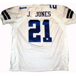  Julius Jones Autographed Uniform   Authentic Everything 
