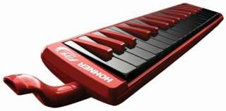 Hohner 32F Fire Melodica w/ Carrying Case   Red  