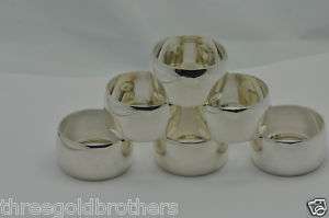 Tiffany & Co. Sterling Silver 6pc Napkin Holders  