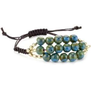 Kenneth Cole New York Urban Patina Turquoise Color Pulley Bracelet