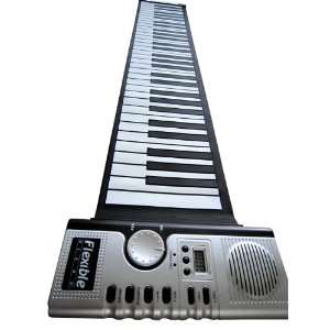  61 Keys Soft Roll up Electronic Piano Keyboard Musical Piano 