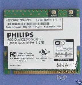 Philips IBM T41 T42 Thinkpad Wireless WiFi Card 91P7301  