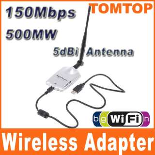   Adapter 802.11b/g/n WiFi 150M Network Card 500MW Antenna  