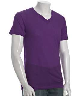 LnA violet cotton v neck t shirt   