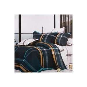   King Size)   [Blue Devils] Luxury 5PC Comforter Set Combo 300GSM (King
