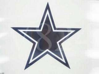 NFL Dallas COWBOYS 11x17 Window Decal Sticker B  