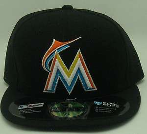 NEW ERA MIAMI MARLINS 5950 CAP MLB 59FIFTY FITTED HAT  