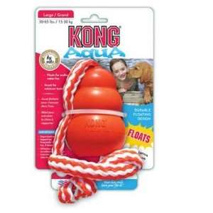    Kong Cool Kong Aqua Dog Toy With Rope Orange   Medium