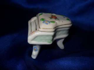 Occupied Japan Miniature Grand Piano Porcelain  