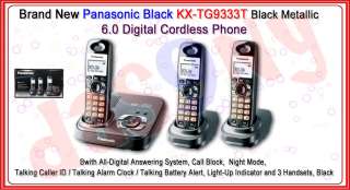 New Panasonic 1.9 GHz Trio Single Line 6.0 Digital Cordless Phone KX 