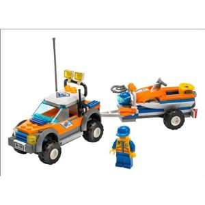  Lego City Coast Guard 4WD & Jet Scooter Toys & Games