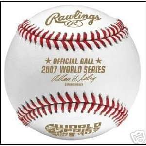  2007 Rawlings World Series Bseballs