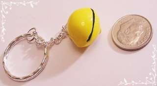 YELLOW CHICK FACE BELL** Easter*Purse Charm*Zipper Pull*Keychain*Key 