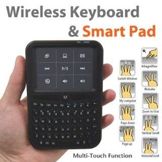 Palm Sized Mini 2.4GHz RF Wireless Media Keyboard with Multi Touch 