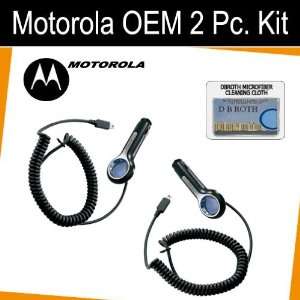   OEM Set of 2 Car Chargers for your Motorola MAXX Ve Electronics