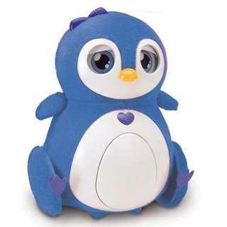 Penbo the Lovable Penguin Toy with Bebe   Blue, from Brookstone  