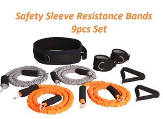 DELUXE 10pc SET Safety Sleeve Resistance Bands 4 P™90X  