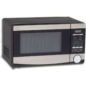   Microwave Oven, 700 Watts, Stainless Steel and Black