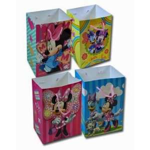    12 Pack Disney Minnie Mouse Small Party Gift Bags Toys & Games