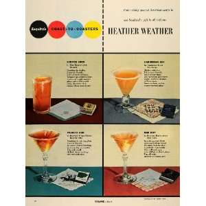   to Coaster Mixed Drink Recipes   Original Color Print