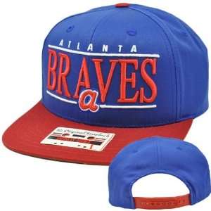   Twill Atlanta Braves Cap Hat Snapback Flat Bill